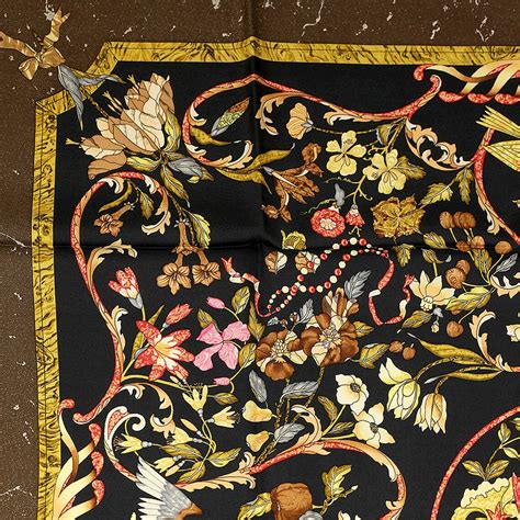 pierres d'orient et d'occident hermes tuch|Vintage Hermes silk scarf, Pierres d.